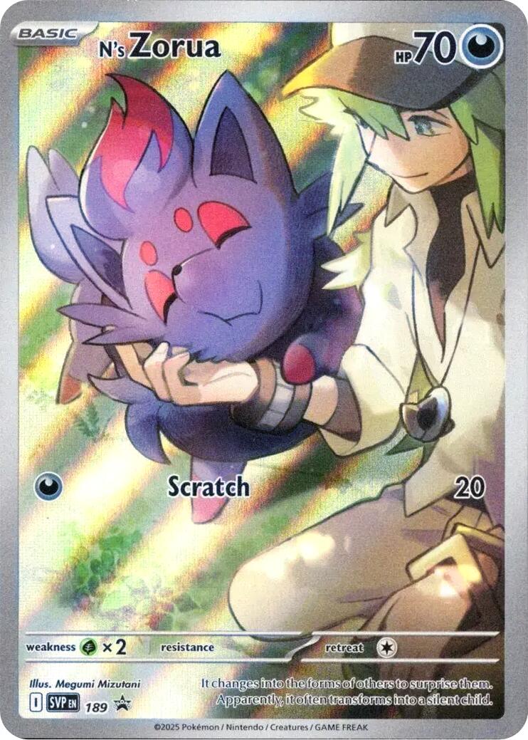 N's Zorua (SVP189) [Scarlet & Violet: Black Star Promos] | Game Master's Emporium (The New GME)