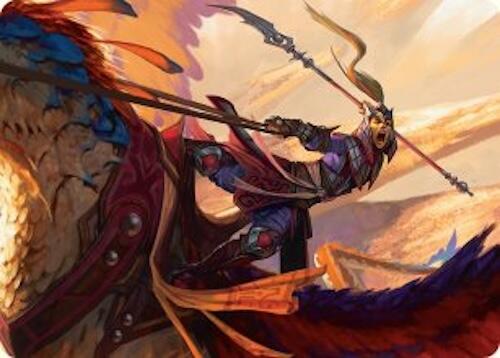 Dragonback Lancer Art Card (3/54) [Tarkir: Dragonstorm Art Series] | Game Master's Emporium (The New GME)