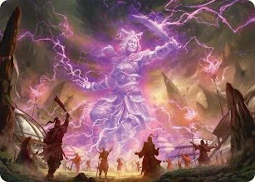 Smile at Death Art Card (4/54) [Tarkir: Dragonstorm Art Series] | Game Master's Emporium (The New GME)