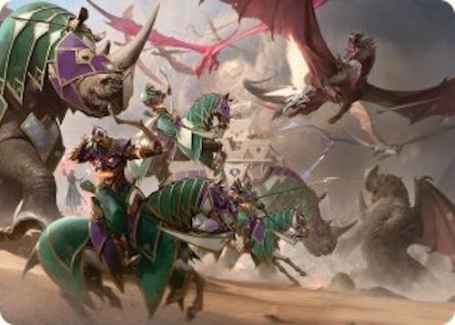 United Battlefront Art Card (5/54) [Tarkir: Dragonstorm Art Series] | Game Master's Emporium (The New GME)