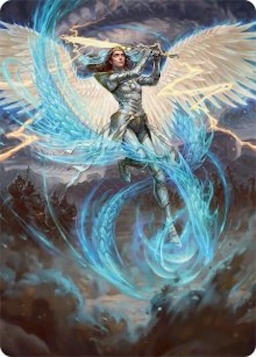 Elspeth, Storm Slayer Art Card (49/54) [Tarkir: Dragonstorm Art Series] | Game Master's Emporium (The New GME)