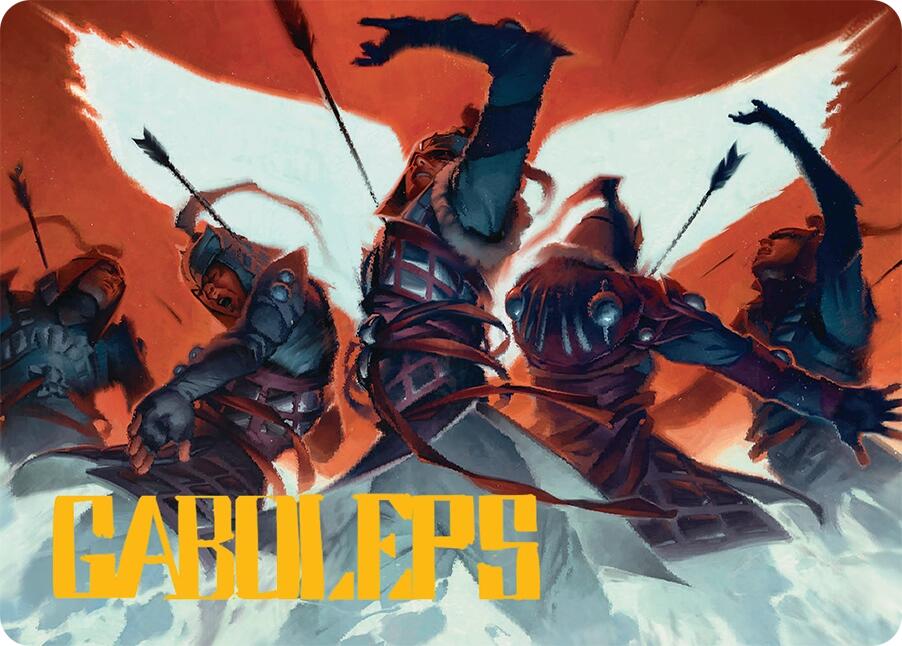 Desperate Measures Art Card (11/54) (Gold-Stamped Signature) [Tarkir: Dragonstorm Art Series] | Game Master's Emporium (The New GME)