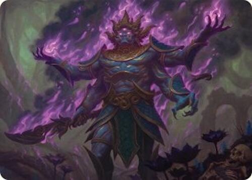 Rot-Curse Rakshasa Art Card (13/54) [Tarkir: Dragonstorm Art Series] | Game Master's Emporium (The New GME)
