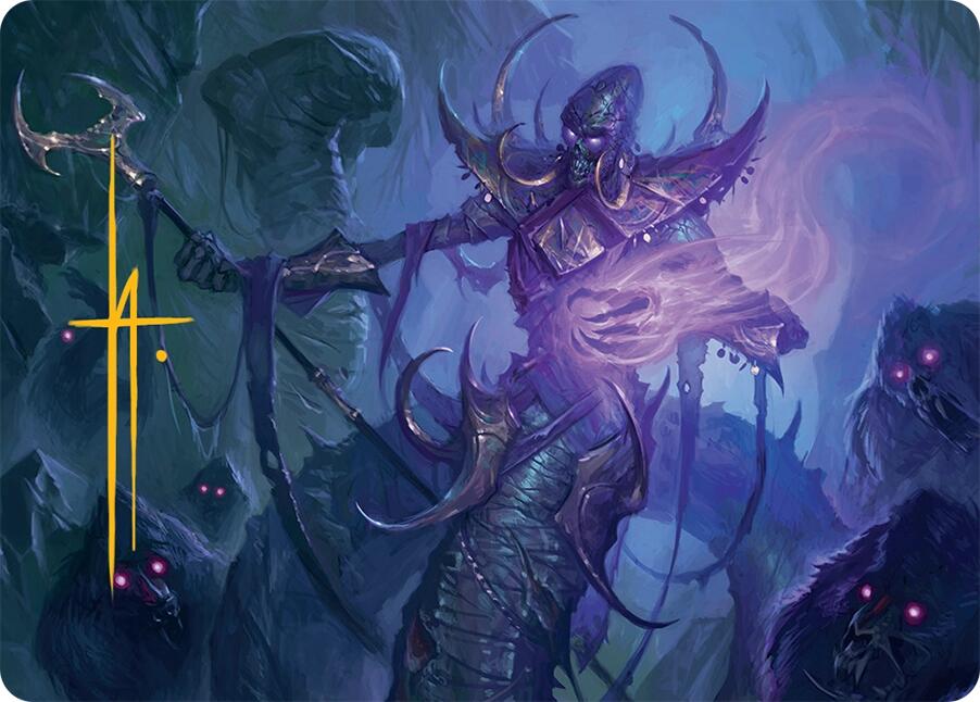 Sidisi, Regent of the Mire Art Card (14/54) (Gold-Stamped Signature) [Tarkir: Dragonstorm Art Series] | Game Master's Emporium (The New GME)