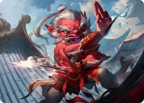 Devoted Duelist Art Card (15/54) [Tarkir: Dragonstorm Art Series] | Game Master's Emporium (The New GME)