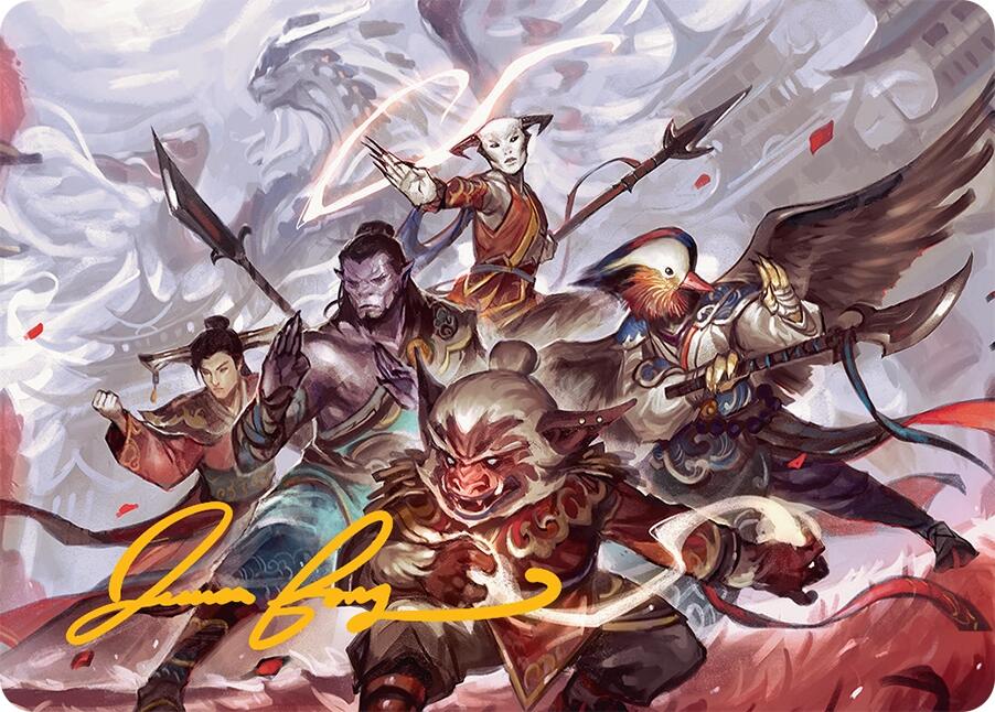 Will of the Jeskai Art Card (54/54) (Gold-Stamped Signature) [Tarkir: Dragonstorm Art Series] | Game Master's Emporium (The New GME)