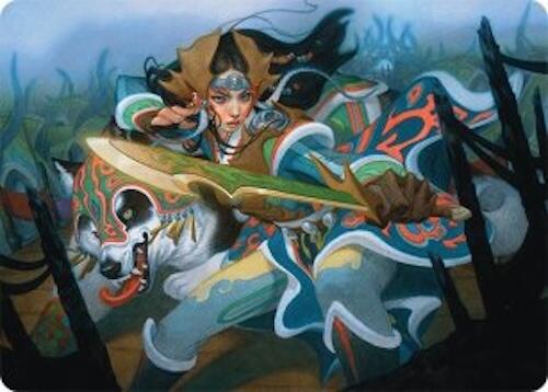 Eshki Dragonclaw Art Card (23/54) [Tarkir: Dragonstorm Art Series] | Game Master's Emporium (The New GME)