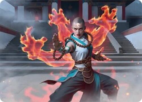 Flamehold Grappler Art Card (24/54) [Tarkir: Dragonstorm Art Series] | Game Master's Emporium (The New GME)