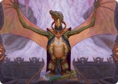 Kheru Goldkeeper Art Card (36/54) [Tarkir: Dragonstorm Art Series] | Game Master's Emporium (The New GME)