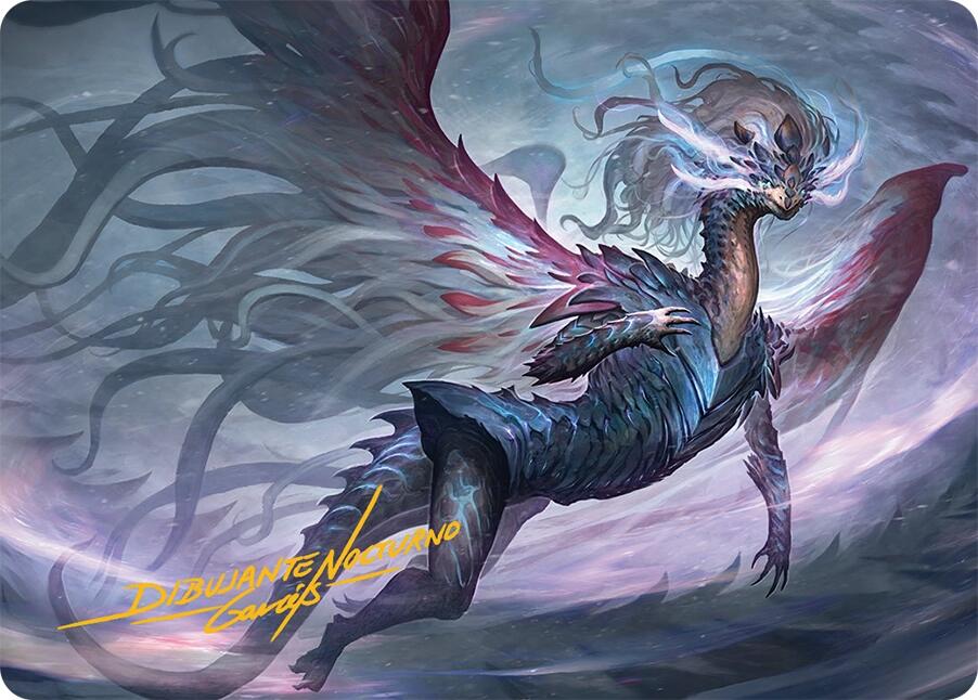 Shiko, Paragon of the Way Art Card (37/54) (Gold-Stamped Signature) [Tarkir: Dragonstorm Art Series] | Game Master's Emporium (The New GME)