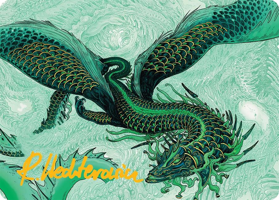 Teval, Arbiter of Virtue Art Card (38/54) (Gold-Stamped Signature) [Tarkir: Dragonstorm Art Series] | Game Master's Emporium (The New GME)