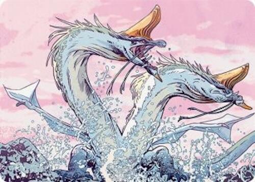 Twinmaw Stormbrood Art Card (39/54) [Tarkir: Dragonstorm Art Series] | Game Master's Emporium (The New GME)