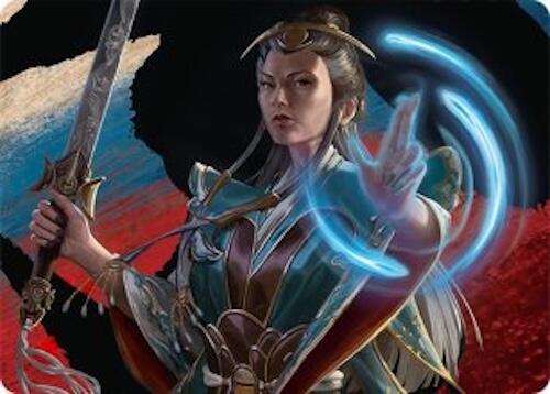 Narset, Jeskai Waymaster Art Card (44/54) [Tarkir: Dragonstorm Art Series] | Game Master's Emporium (The New GME)