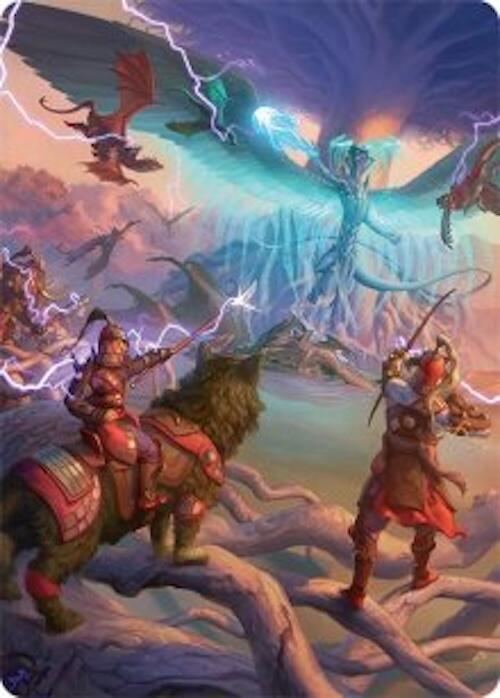 All-Out Assault Art Card (50/54) [Tarkir: Dragonstorm Art Series] | Game Master's Emporium (The New GME)