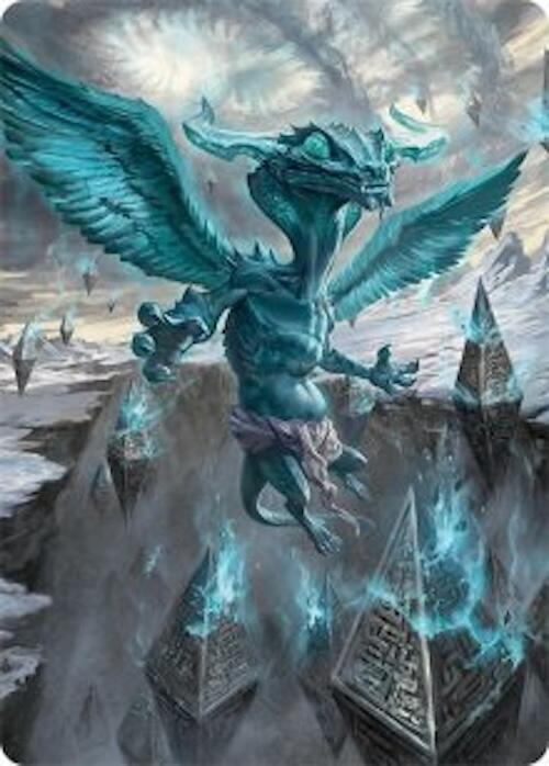 Ugin, Eye of the Storms Art Card (47/54) [Tarkir: Dragonstorm Art Series] | Game Master's Emporium (The New GME)