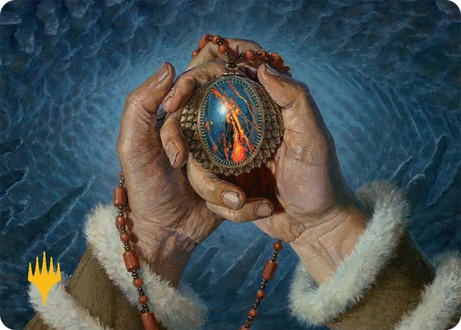 Mox Jasper Art Card (28/54) (Gold-Stamped) [Tarkir: Dragonstorm Art Series] | Game Master's Emporium (The New GME)