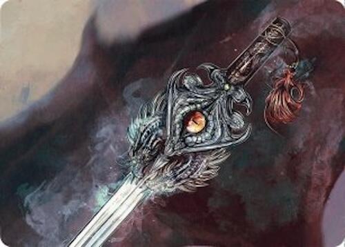 Dragonfire Blade Art Card (40/54) [Tarkir: Dragonstorm Art Series] | Game Master's Emporium (The New GME)