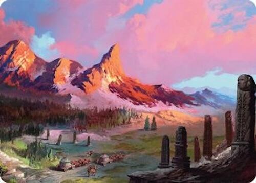 Rugged Highlands Art Card (29/54) [Tarkir: Dragonstorm Art Series] | Game Master's Emporium (The New GME)