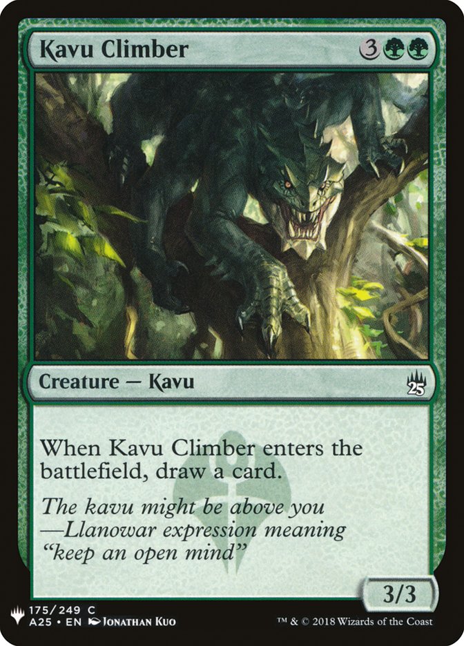 Kavu Climber [Mystery Booster] | Game Master's Emporium (The New GME)