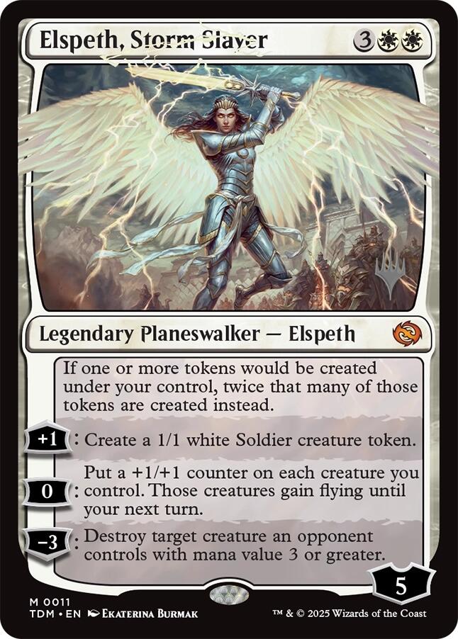 Elspeth, Storm Slayer [Tarkir: Dragonstorm Promos] | Game Master's Emporium (The New GME)