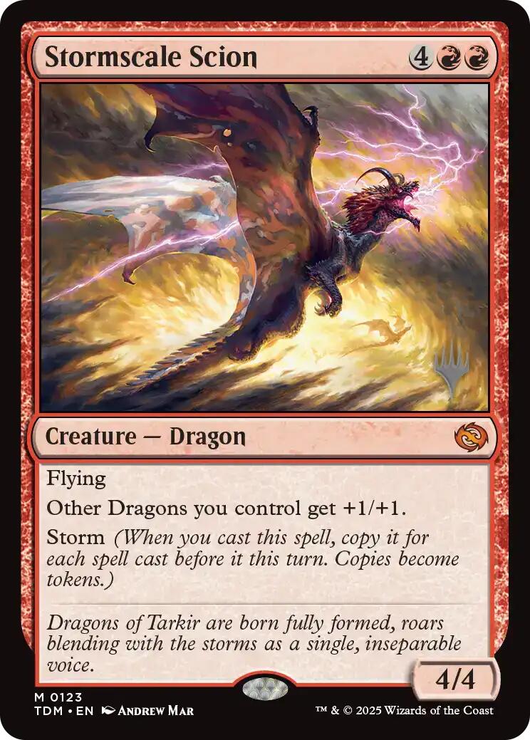 Stormscale Scion [Tarkir: Dragonstorm Promos] | Game Master's Emporium (The New GME)