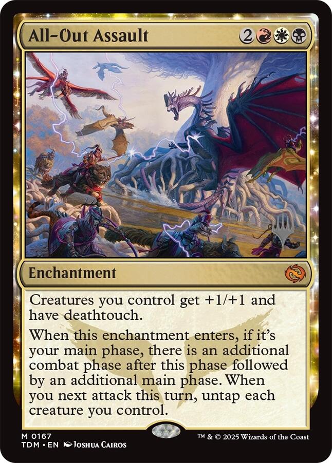 All-Out Assault [Tarkir: Dragonstorm Promos] | Game Master's Emporium (The New GME)