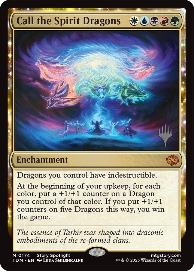 Call the Spirit Dragons [Tarkir: Dragonstorm Promos] | Game Master's Emporium (The New GME)