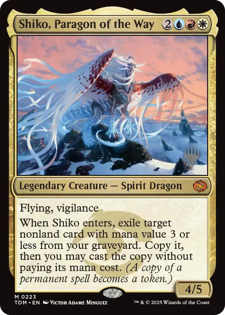 Shiko, Paragon of the Way [Tarkir: Dragonstorm Promos] | Game Master's Emporium (The New GME)