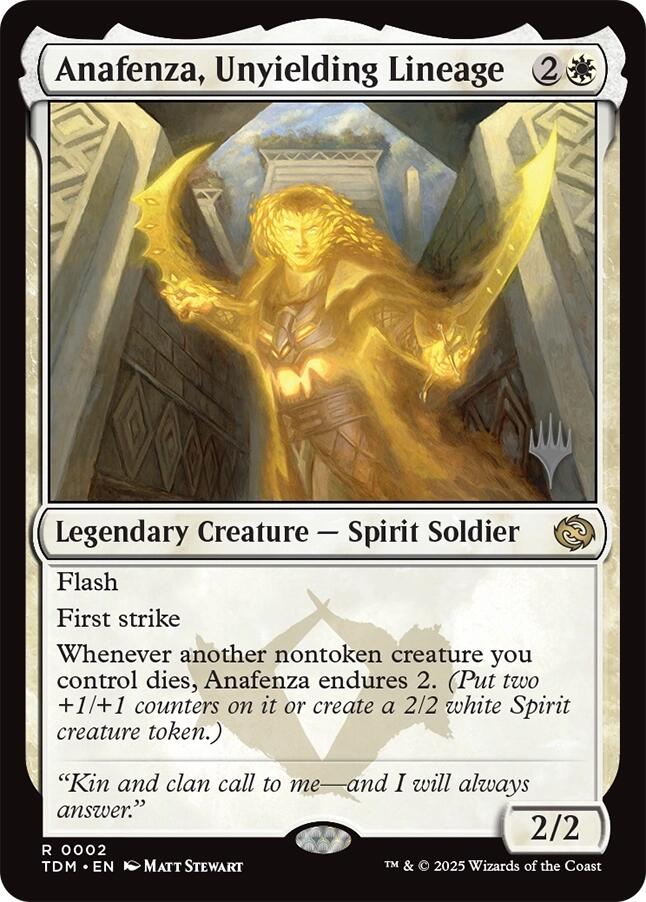 Anafenza, Unyielding Lineage [Tarkir: Dragonstorm Promos] | Game Master's Emporium (The New GME)