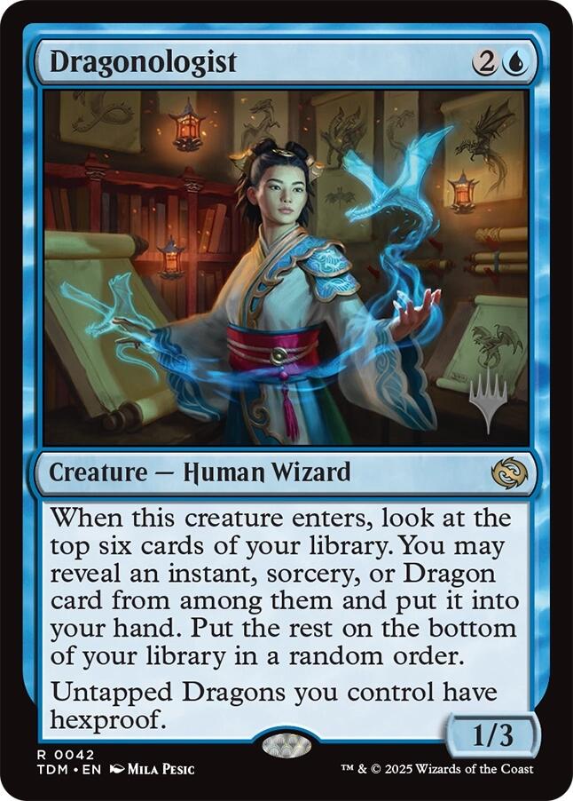 Dragonologist [Tarkir: Dragonstorm Promos] | Game Master's Emporium (The New GME)