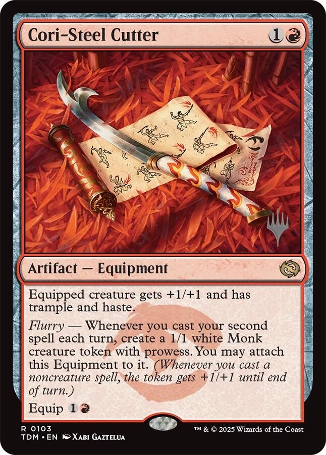 Cori-Steel Cutter [Tarkir: Dragonstorm Promos] | Game Master's Emporium (The New GME)