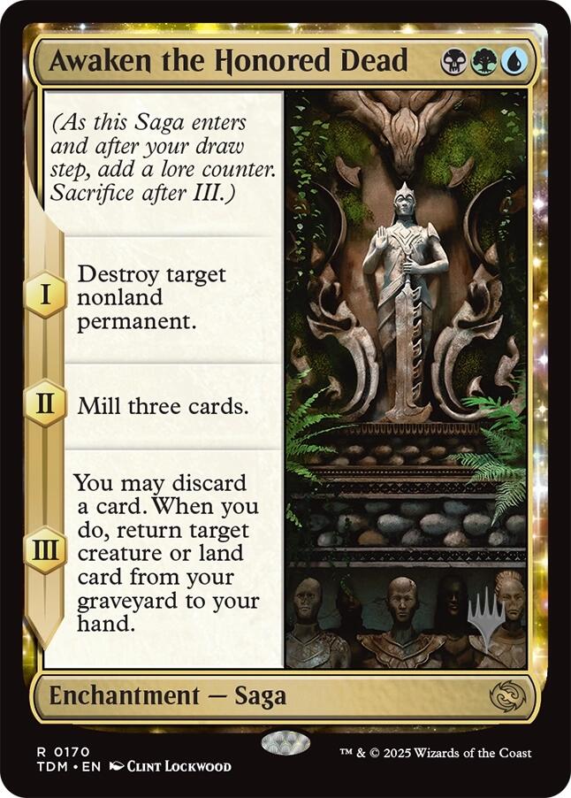 Awaken the Honored Dead [Tarkir: Dragonstorm Promos] | Game Master's Emporium (The New GME)