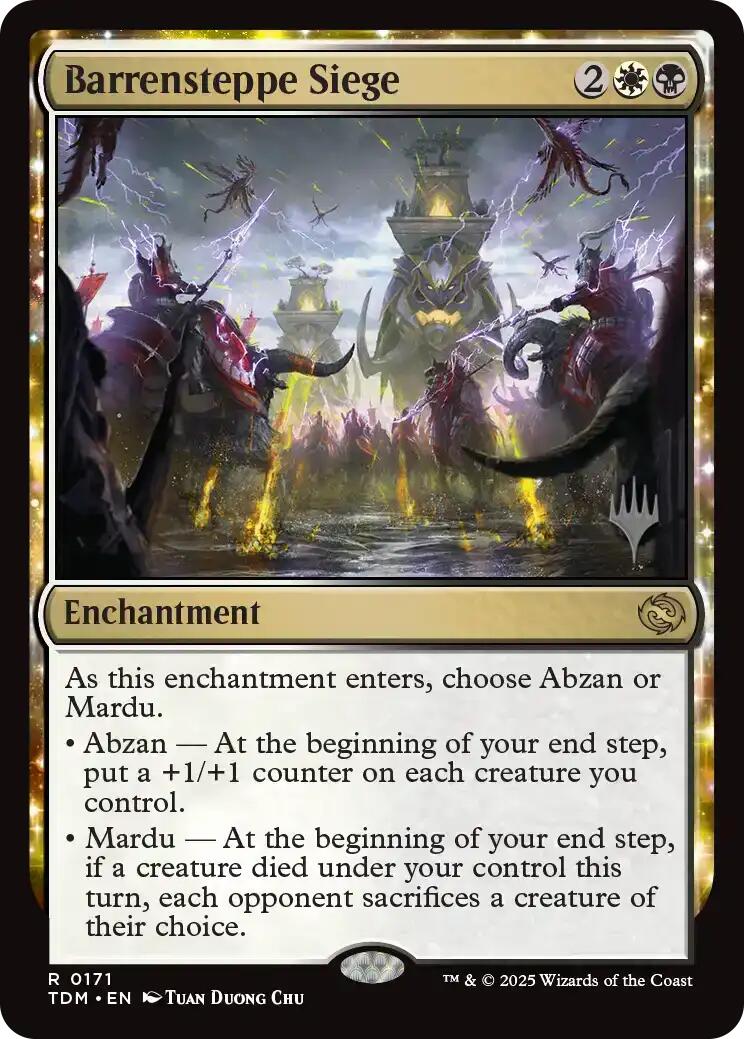 Barrensteppe Siege [Tarkir: Dragonstorm Promos] | Game Master's Emporium (The New GME)