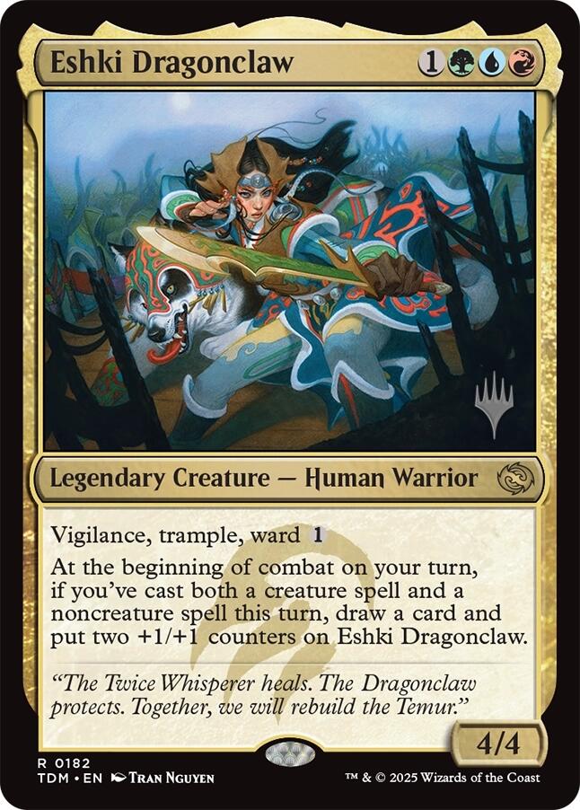 Eshki Dragonclaw [Tarkir: Dragonstorm Promos] | Game Master's Emporium (The New GME)