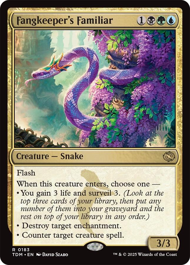 Fangkeeper's Familiar [Tarkir: Dragonstorm Promos] | Game Master's Emporium (The New GME)