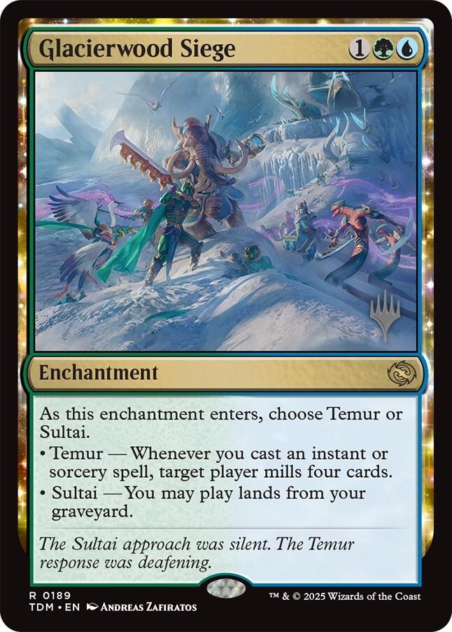Glacierwood Siege [Tarkir: Dragonstorm Promos] | Game Master's Emporium (The New GME)