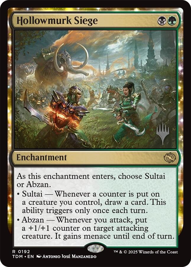 Hollowmurk Siege [Tarkir: Dragonstorm Promos] | Game Master's Emporium (The New GME)