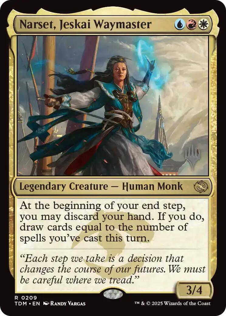 Narset, Jeskai Waymaster [Tarkir: Dragonstorm Promos] | Game Master's Emporium (The New GME)