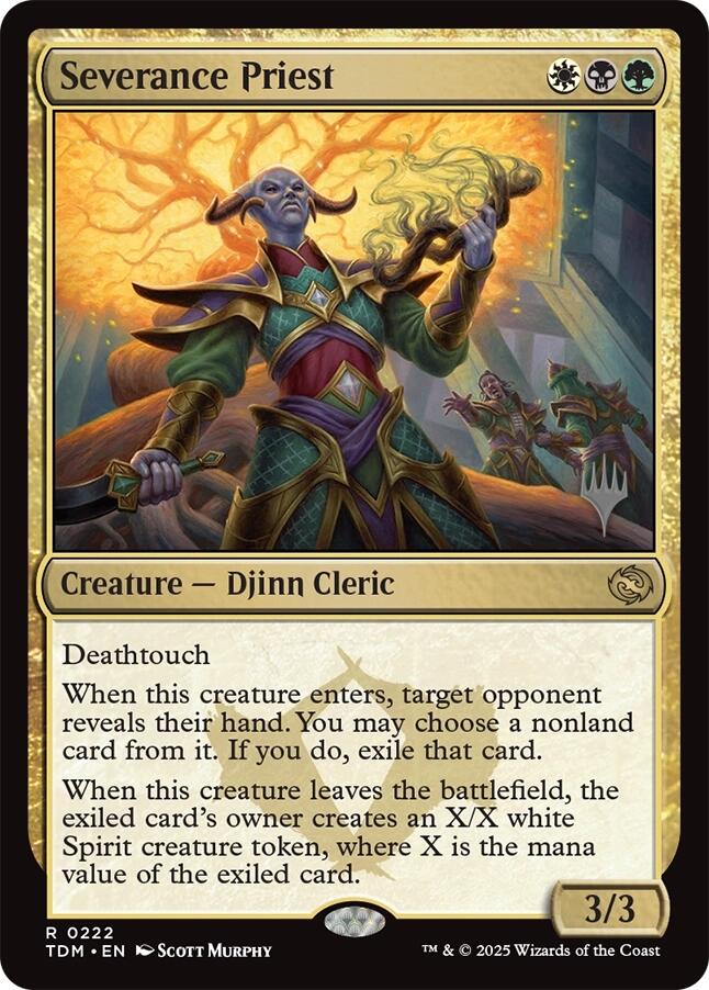 Severance Priest [Tarkir: Dragonstorm Promos] | Game Master's Emporium (The New GME)