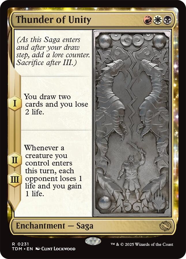 Thunder of Unity [Tarkir: Dragonstorm Promos] | Game Master's Emporium (The New GME)