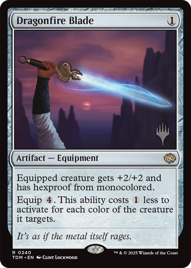 Dragonfire Blade [Tarkir: Dragonstorm Promos] | Game Master's Emporium (The New GME)