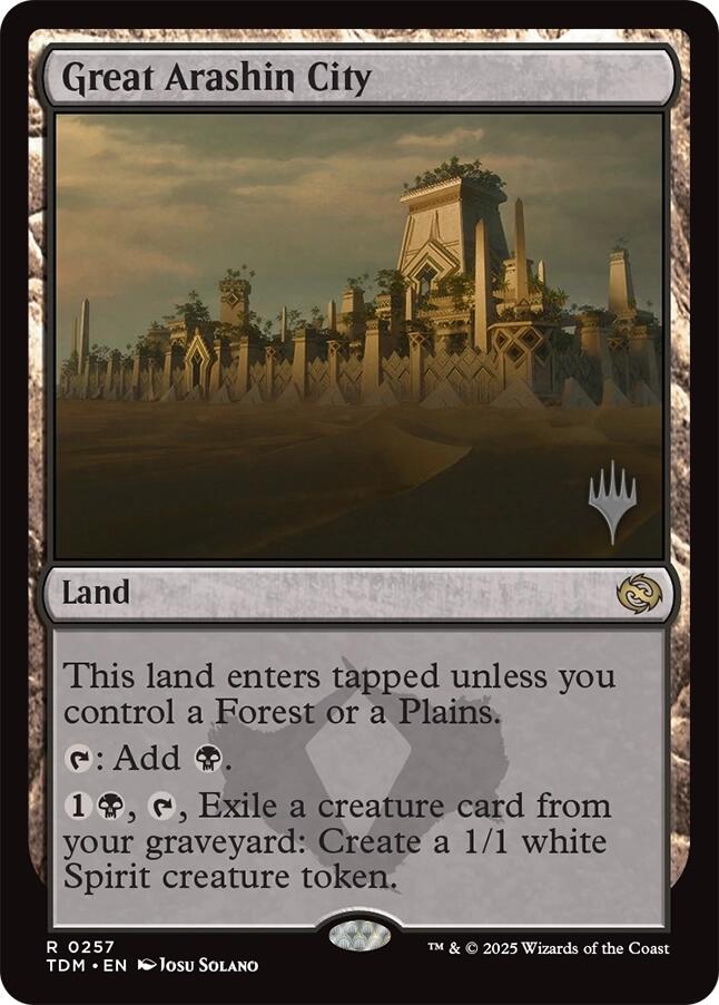 Great Arashin City [Tarkir: Dragonstorm Promos] | Game Master's Emporium (The New GME)