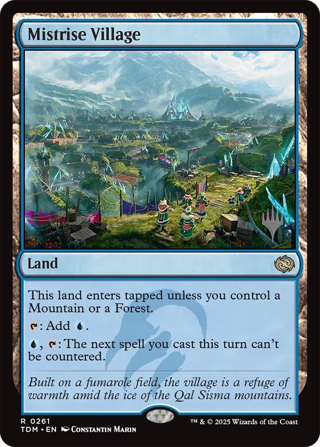 Mistrise Village [Tarkir: Dragonstorm Promos] | Game Master's Emporium (The New GME)