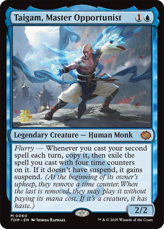 Taigam, Master Opportunist [Tarkir: Dragonstorm Prerelease Promos] | Game Master's Emporium (The New GME)