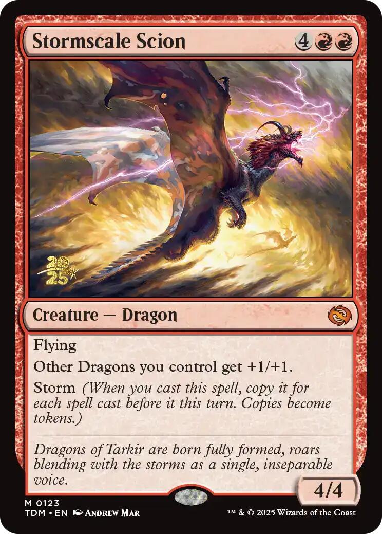 Stormscale Scion [Tarkir: Dragonstorm Prerelease Promos] | Game Master's Emporium (The New GME)