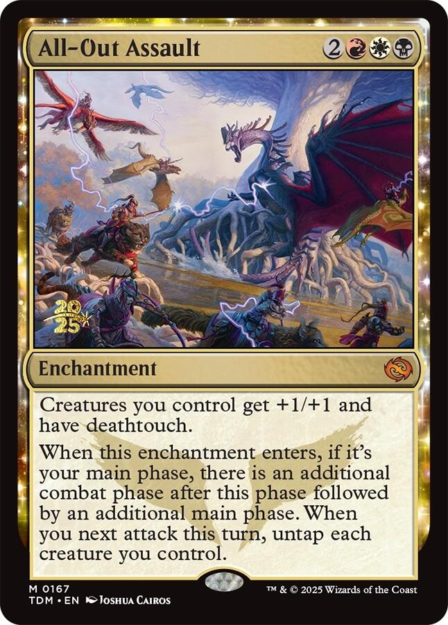 All-Out Assault [Tarkir: Dragonstorm Prerelease Promos] | Game Master's Emporium (The New GME)