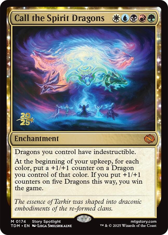 Call the Spirit Dragons [Tarkir: Dragonstorm Prerelease Promos] | Game Master's Emporium (The New GME)