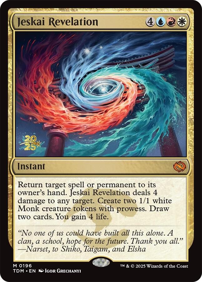 Jeskai Revelation [Tarkir: Dragonstorm Prerelease Promos] | Game Master's Emporium (The New GME)