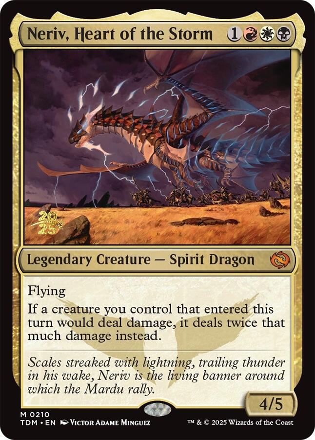 Neriv, Heart of the Storm [Tarkir: Dragonstorm Prerelease Promos] | Game Master's Emporium (The New GME)