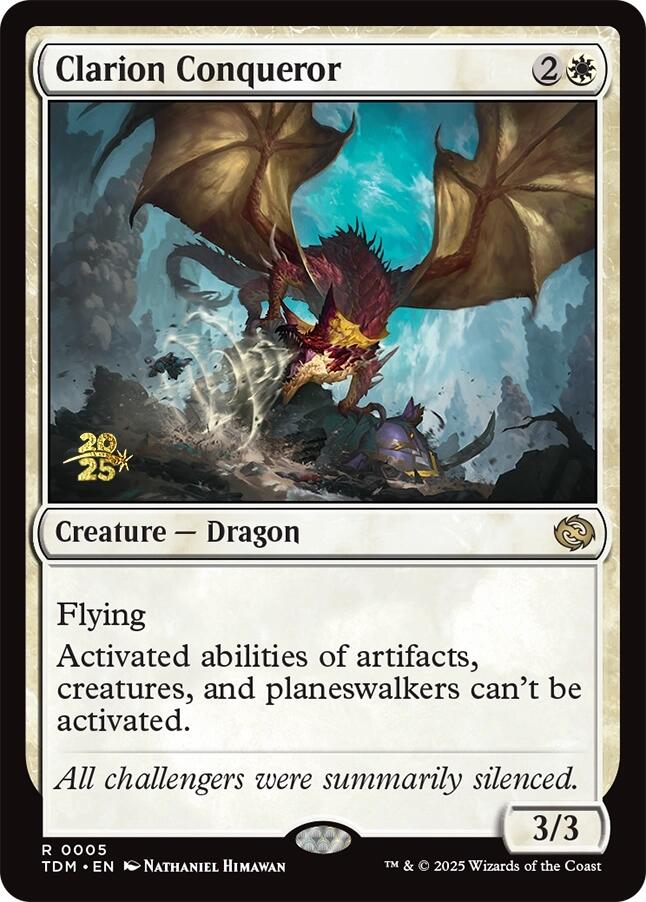 Clarion Conqueror [Tarkir: Dragonstorm Prerelease Promos] | Game Master's Emporium (The New GME)